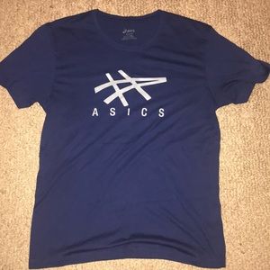 ASICS running shirt size medium- Blue